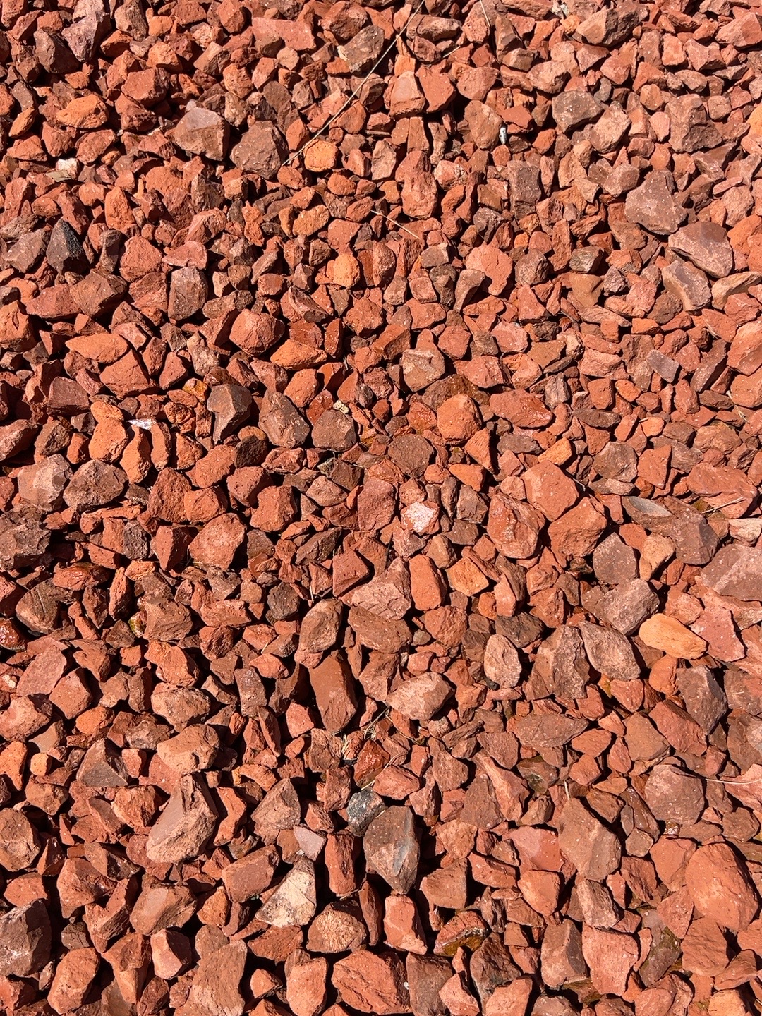 Brick Chip in the half to 1 inch size