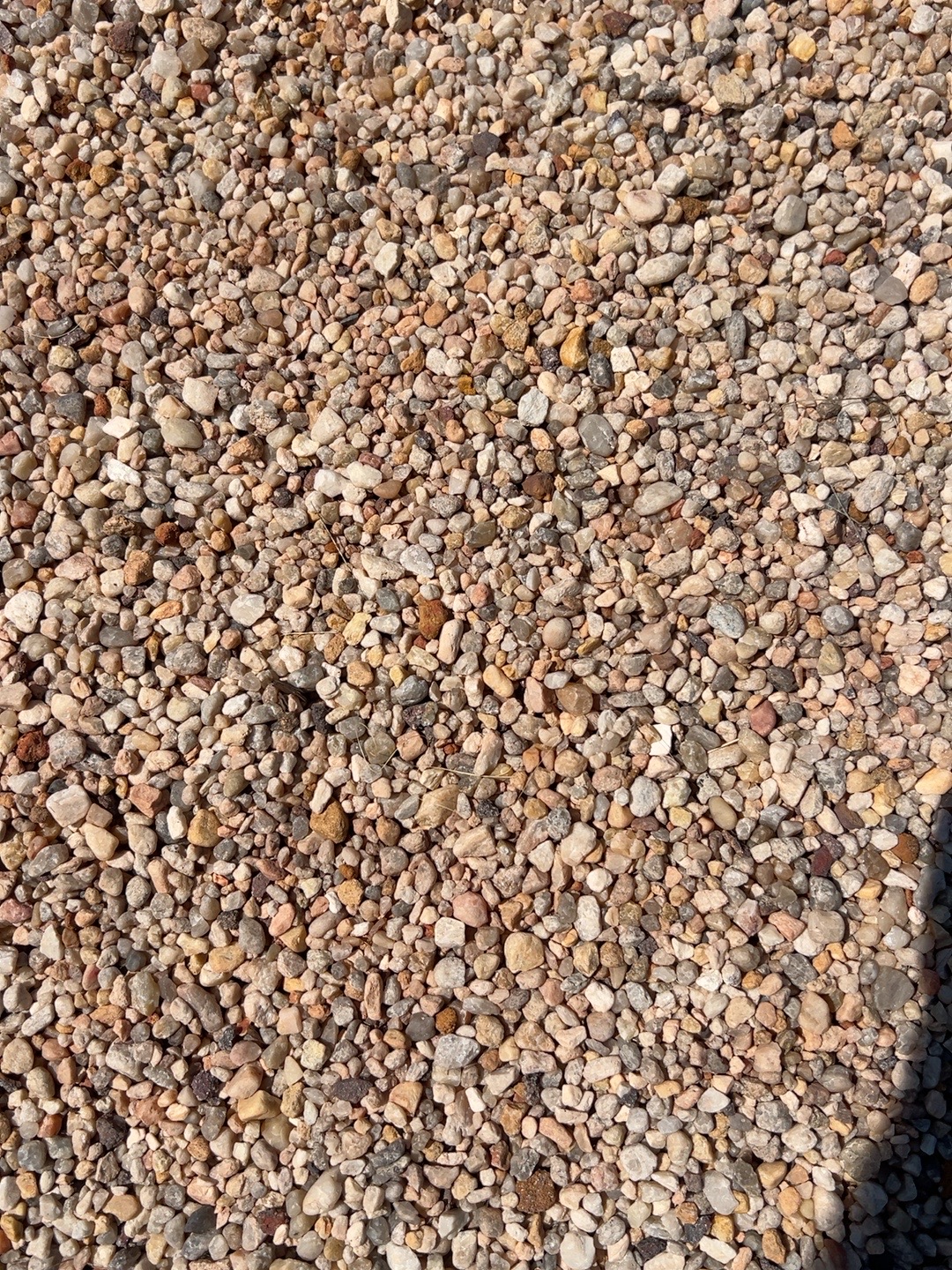Iron Mountain Pea Gravel in the three-eighths inch size